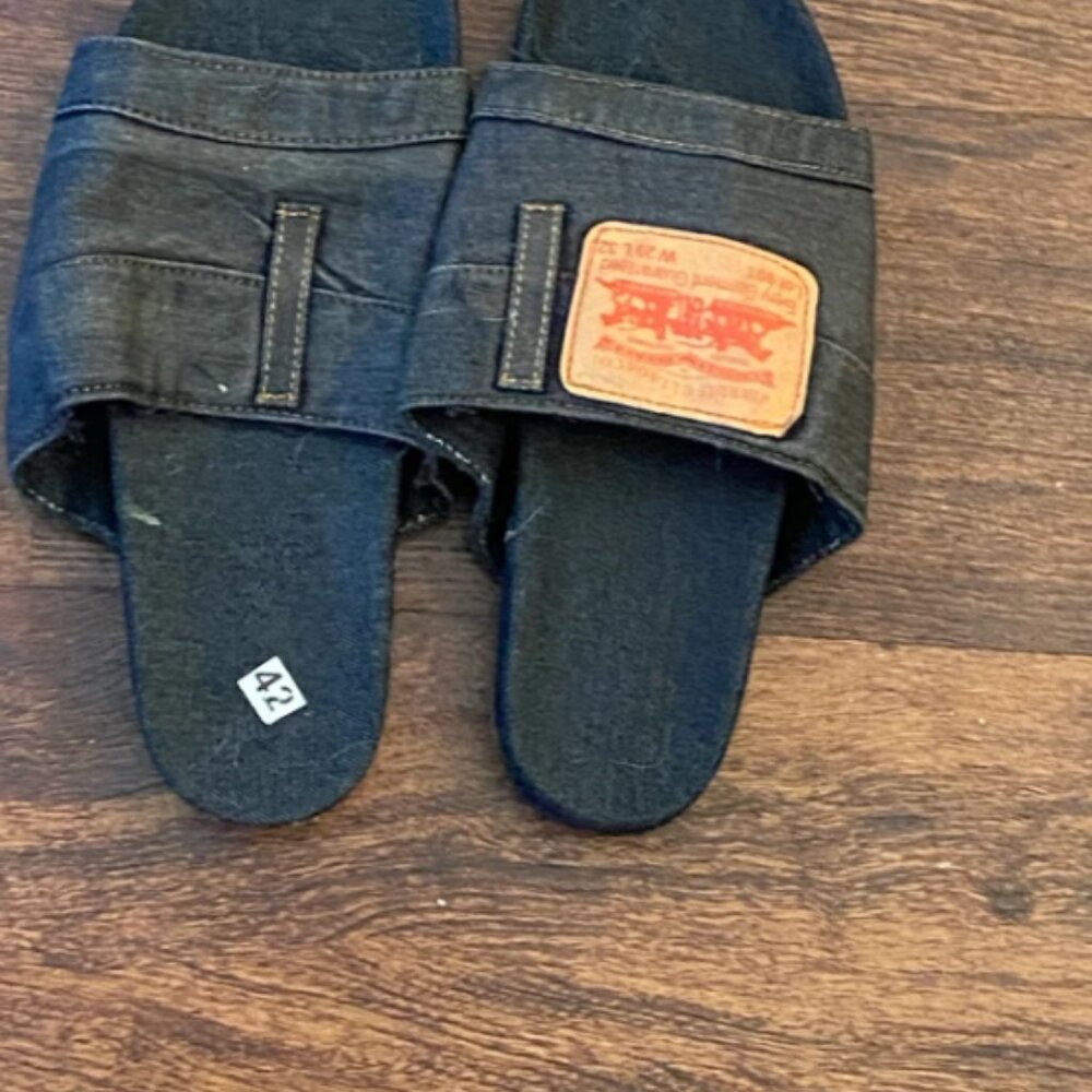 Denim thong sandals Denim thong sandals